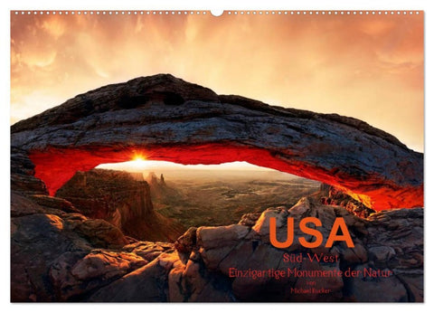 USA Süd-West (Wandkalender 2026 DIN A2 quer), CALVENDO Monatskalender
