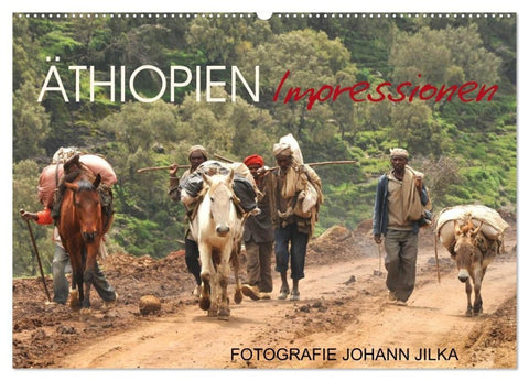 Äthiopien Impressionen (Wandkalender 2027 DIN A2 quer), CALVENDO Monatskalender