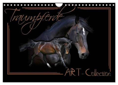 Traumpferde-ART-Collection (Wandkalender 2026 DIN A4 quer), CALVENDO Monatskalender