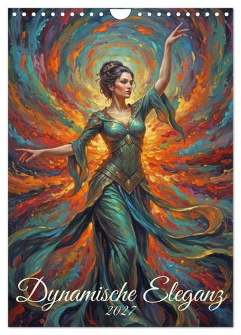 Dynamische Eleganz (Wandkalender 2027 DIN A4 hoch), CALVENDO Monatskalender