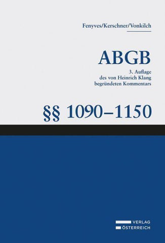 Großkommentar zum ABGB - Klang Kommentar