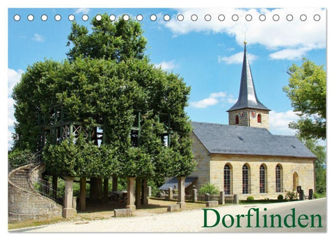 Dorflinden (Tischkalender 2027 DIN A5 quer), CALVENDO Monatskalender
