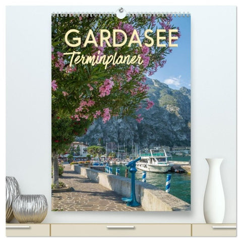 GARDASEE Terminplaner (hochwertiger Premium Wandkalender 2027 DIN A2 hoch), Kunstdruck in Hochglanz