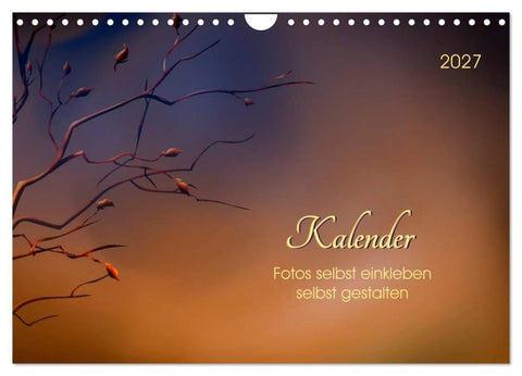 Kalender, Fotos selbst einkleben, selbst gestalten (Wandkalender 2027 DIN A4 quer), CALVENDO Monatskalender