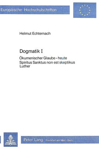 Dogmatik I