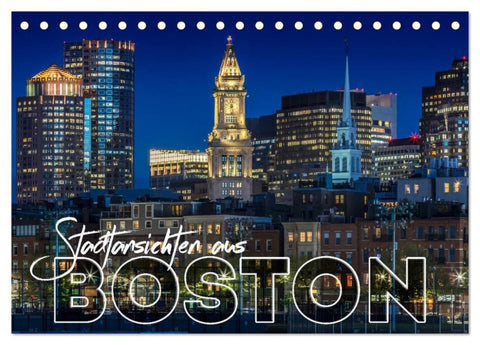 Stadtansichten aus Boston (Tischkalender 2027 DIN A5 quer), CALVENDO Monatskalender