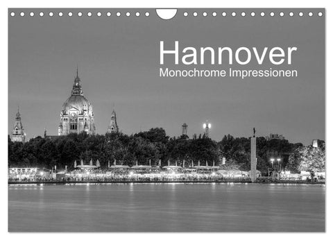 Hannover Monochrome Impressionen (Wandkalender 2026 DIN A4 quer), CALVENDO Monatskalender