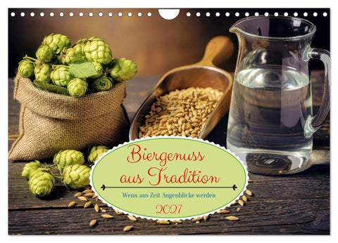Biergenuss aus Tradizion (Wandkalender 2027 DIN A4 quer), CALVENDO Monatskalender