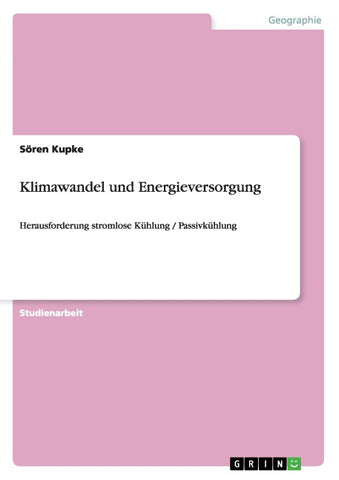 Klimawandel und Energieversorgung