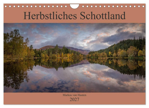 Herbstliches Schottland (Wandkalender 2027 DIN A4 quer), CALVENDO Monatskalender