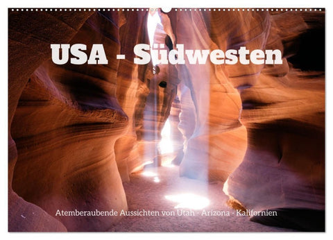 USA Südwesten - Atemberaubende Aussichten (Wandkalender 2027 DIN A2 quer), CALVENDO Monatskalender