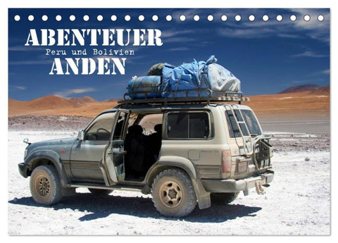 Abenteuer Anden - Peru und Bolivien (Tischkalender 2027 DIN A5 quer), CALVENDO Monatskalender
