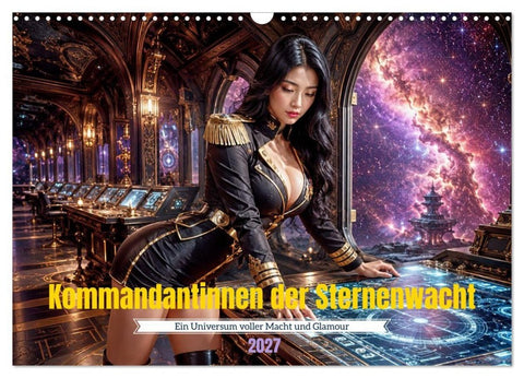 Kommandantinnen der Sternenwacht (Wandkalender 2027 DIN A3 quer), CALVENDO Monatskalender