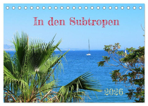 In den Subtropen (Tischkalender 2026 DIN A5 quer), CALVENDO Monatskalender