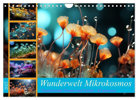 Wunderwelt Mikrokosmos (Wandkalender 2027 DIN A4 quer), CALVENDO Monatskalender