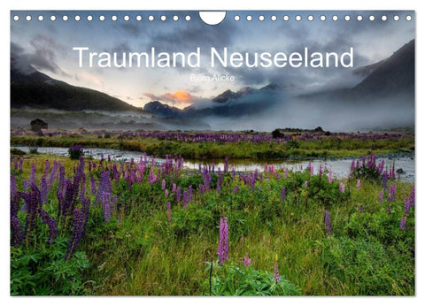 Traumland Neuseeland (Wandkalender 2026 DIN A4 quer), CALVENDO Monatskalender