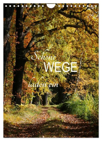 Schöne Wege laden ein (Wandkalender 2026 DIN A4 hoch), CALVENDO Monatskalender