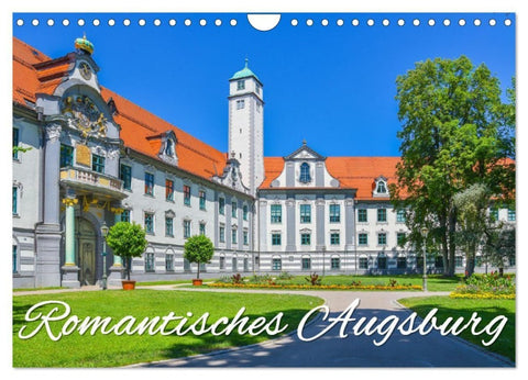 Romantisches Augsburg (Wandkalender 2027 DIN A4 quer), CALVENDO Monatskalender