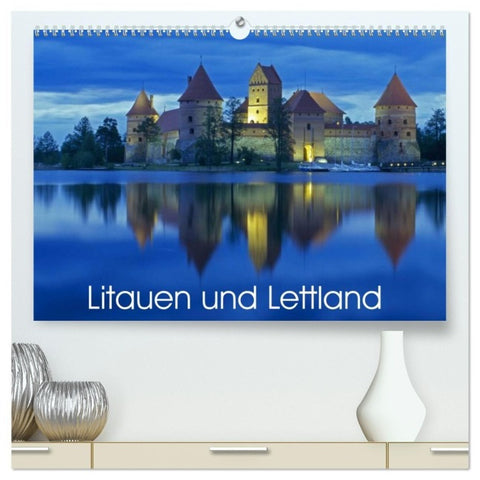 Litauen und Lettland (hochwertiger Premium Wandkalender 2027 DIN A2 quer), Kunstdruck in Hochglanz