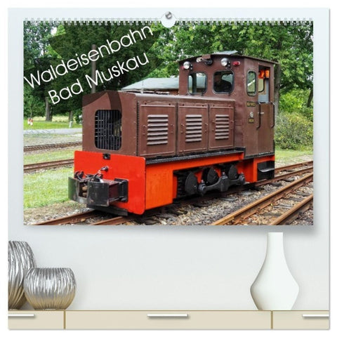 Waldeisenbahn Bad Muskau (hochwertiger Premium Wandkalender 2027 DIN A2 quer), Kunstdruck in Hochglanz