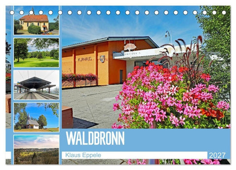 Waldbronn (Tischkalender 2027 DIN A5 quer), CALVENDO Monatskalender