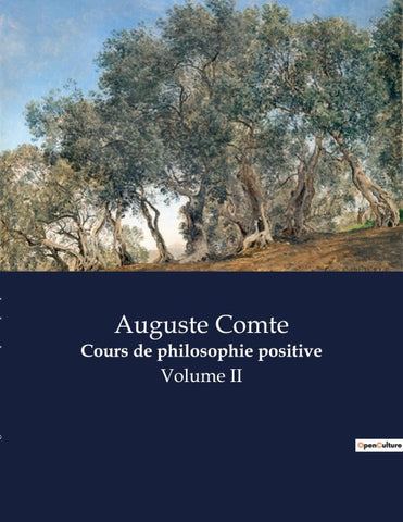 Cours de philosophie positive