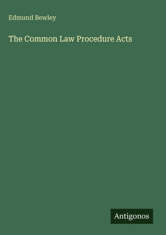 The Common Law Procedure Acts