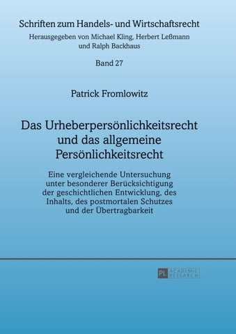 Das Urheberpersönlichkeitsrecht und das allgemeine Persönlichkeitsrecht