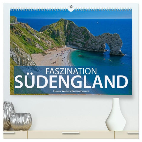 Faszination Südengland (hochwertiger Premium Wandkalender 2027 DIN A2 quer), Kunstdruck in Hochglanz