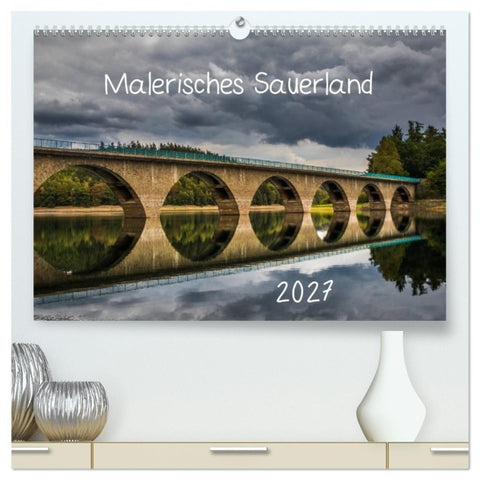 Malerisches Sauerland (hochwertiger Premium Wandkalender 2027 DIN A2 quer), Kunstdruck in Hochglanz