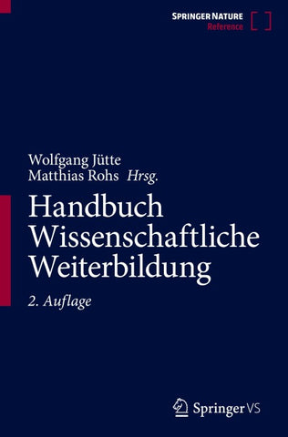 Handbuch Wissenschaftliche Weiterbildung