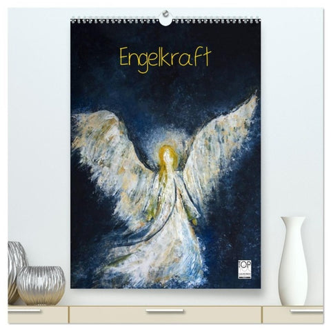 Engelkraft (hochwertiger Premium Wandkalender 2027 DIN A2 hoch), Kunstdruck in Hochglanz