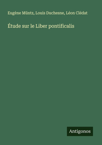 Étude sur le Liber pontificalis