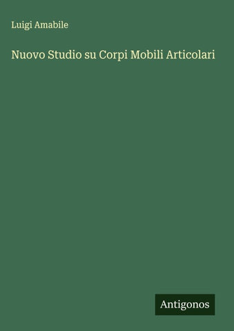 Nuovo Studio su Corpi Mobili Articolari