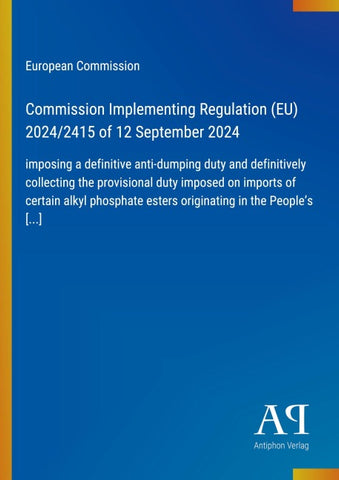 Commission Implementing Regulation (EU) 2024/2415 of 12 September 2024