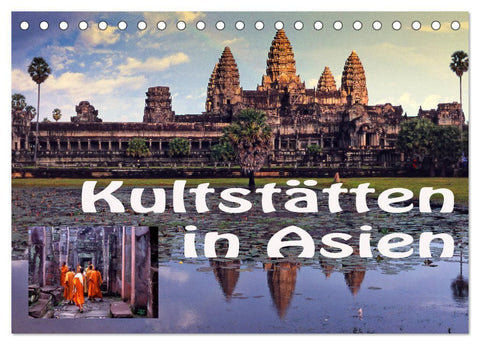 Kultstätten in Asien (Tischkalender 2027 DIN A5 quer), CALVENDO Monatskalender