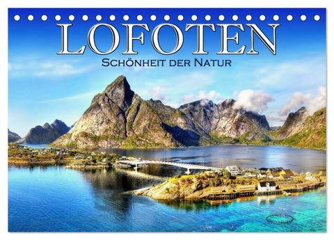 Lofoten, Schönheit der Natur (Tischkalender 2027 DIN A5 quer), CALVENDO Monatskalender