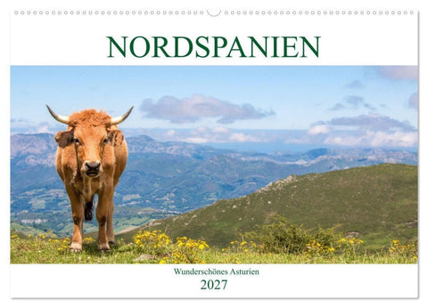 Nordspanien - Wunderschönes Asturien (Wandkalender 2027 DIN A2 quer), CALVENDO Monatskalender
