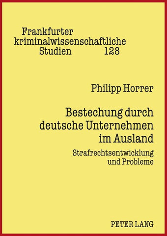 Bestechung durch deutsche Unternehmen im Ausland