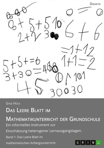 Das Leere Blatt im Mathematikunterricht der Grundschule