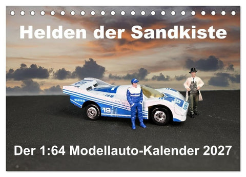 Helden der Sandkiste (Tischkalender 2027 DIN A5 quer), CALVENDO Monatskalender