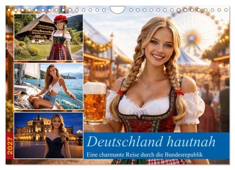 Deutschland hautnah (Wandkalender 2027 DIN A4 quer), CALVENDO Monatskalender