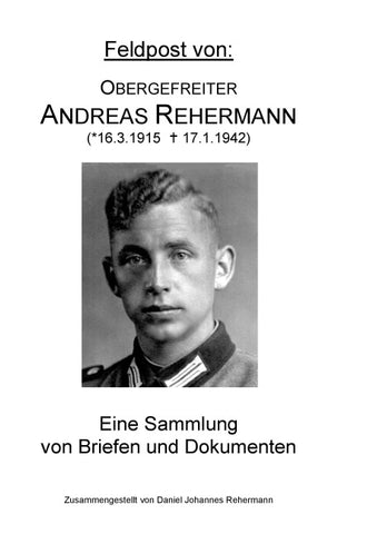 Feldpost von: Obergefreiter Andreas Rehermann