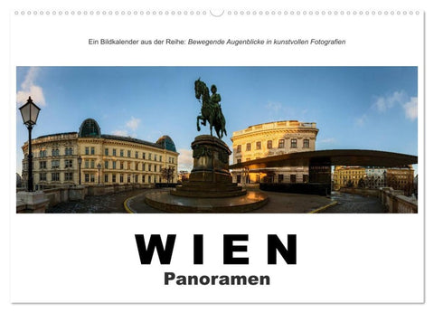 Wien Panoramen (Wandkalender 2026 DIN A2 quer), CALVENDO Monatskalender