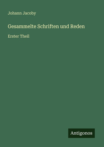 Gesammelte Schriften und Reden