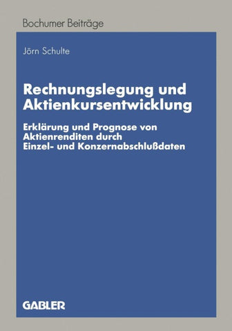 Rechnungslegung und Aktienkursentwicklung
