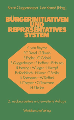 Bürgerinitiativen und repräsentatives System