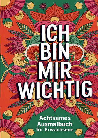 Malbuch für Erwachsene - Mandalas mit positiven Sprüchen