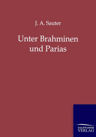 Unter Brahminen und Parias