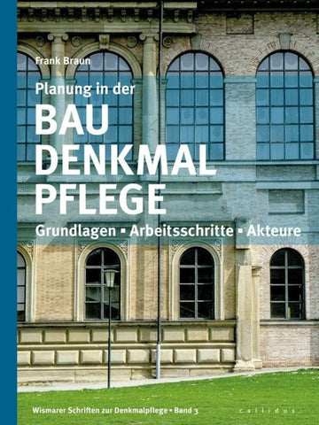 Planung in der Baudenkmalpflege
